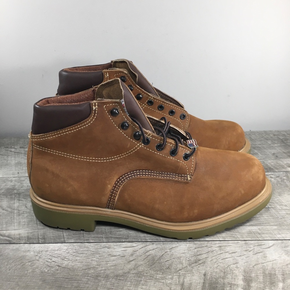 Red Wing Shoes 1221 Chukka Men’s Brown Leather Work S… Gem